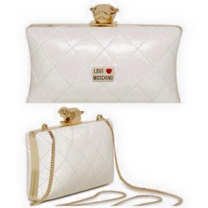 Love Moschino quilted clutch